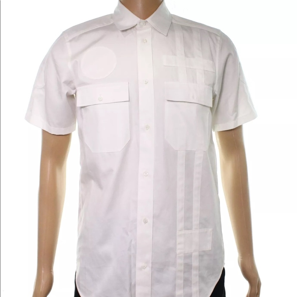 Alexander Wang White Short Sleeve Shirt Size 44 - Picture 1 of 5